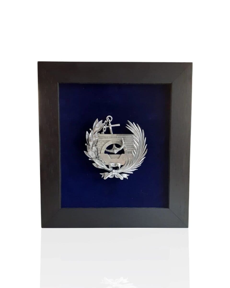 Escudo de Ingeniería Civil.Plateado