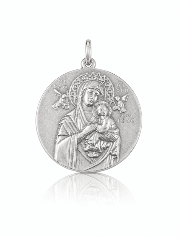 medalla perpetuo socorro. plata de ley