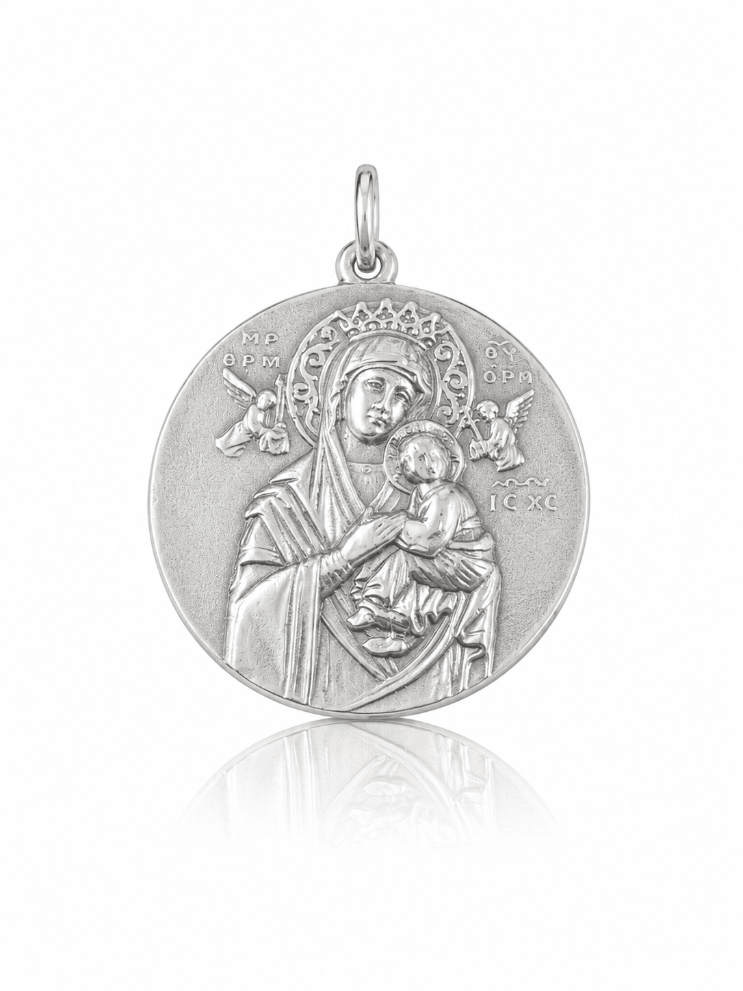 medalla perpetuo socorro. plata de ley