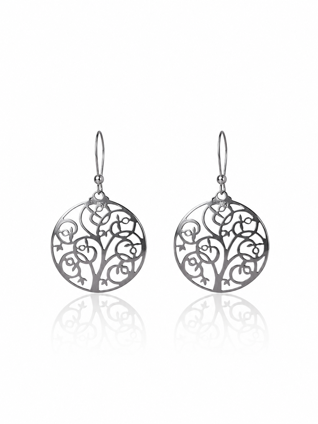pendientes granado calado