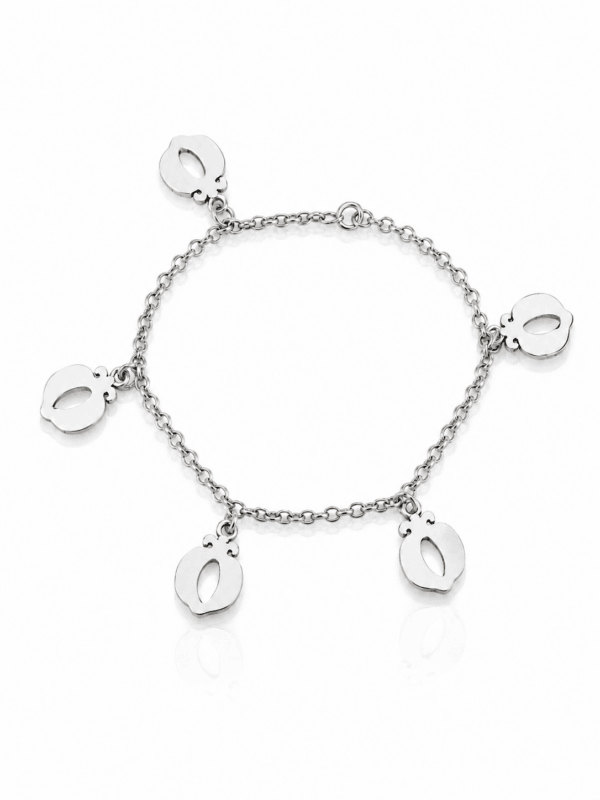 pulsera granadas colgantes